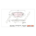 Set placute frana Dr!ve+ DP1010.10.0017