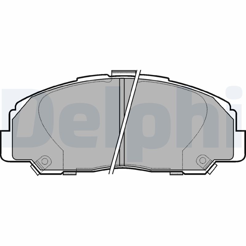 Set placute frana DELPHI LP944
