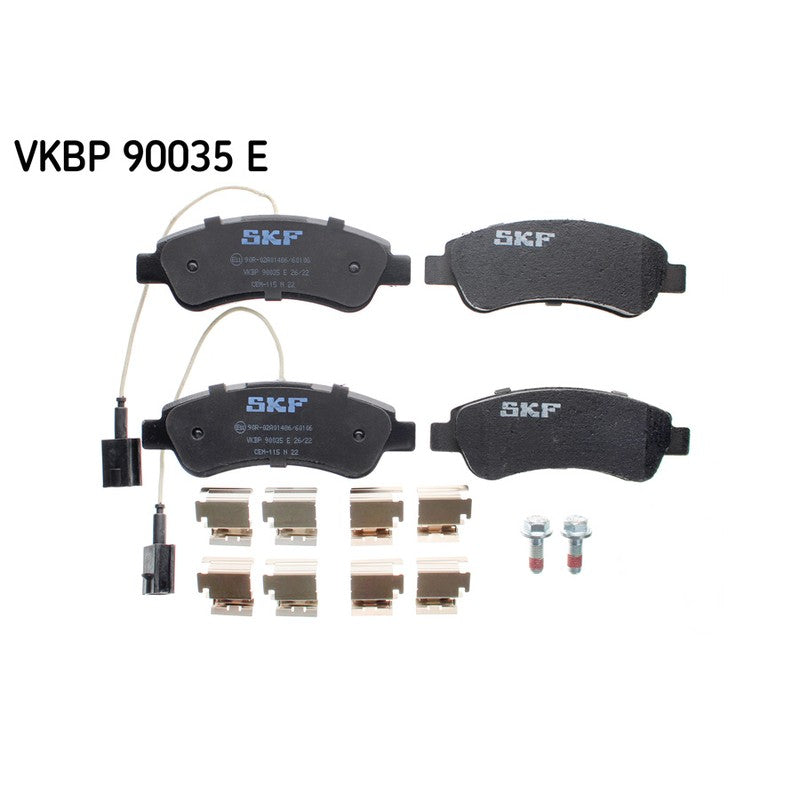 Set placute frana SKF VKBP 90035 E