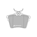 Set placute frana MOTAQUIP LVXL1163