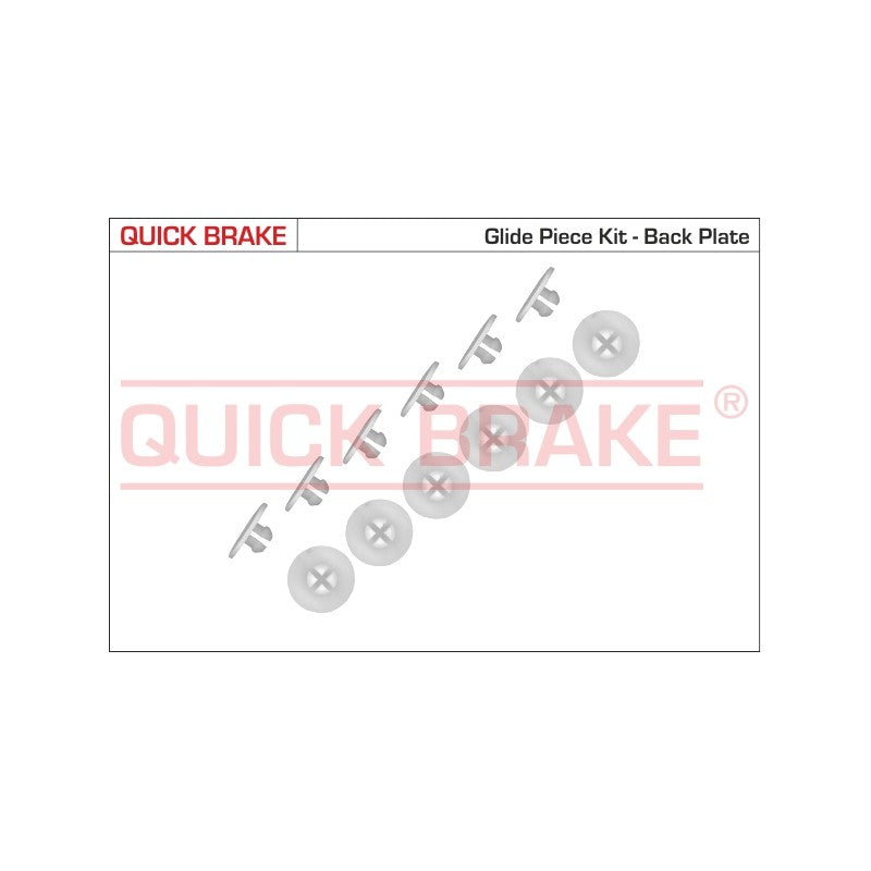 Kit accesorii saboti frana QUICK BRAKE 6858K