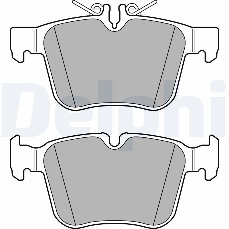 Set placute frana DELPHI LP2763