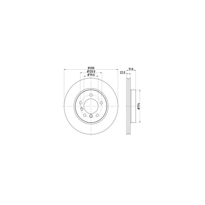 Disc frana MTR 12108570