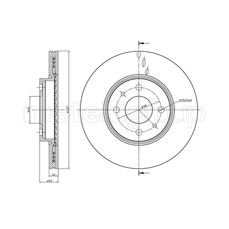 Disc frana SKF VKBD 80524 V2