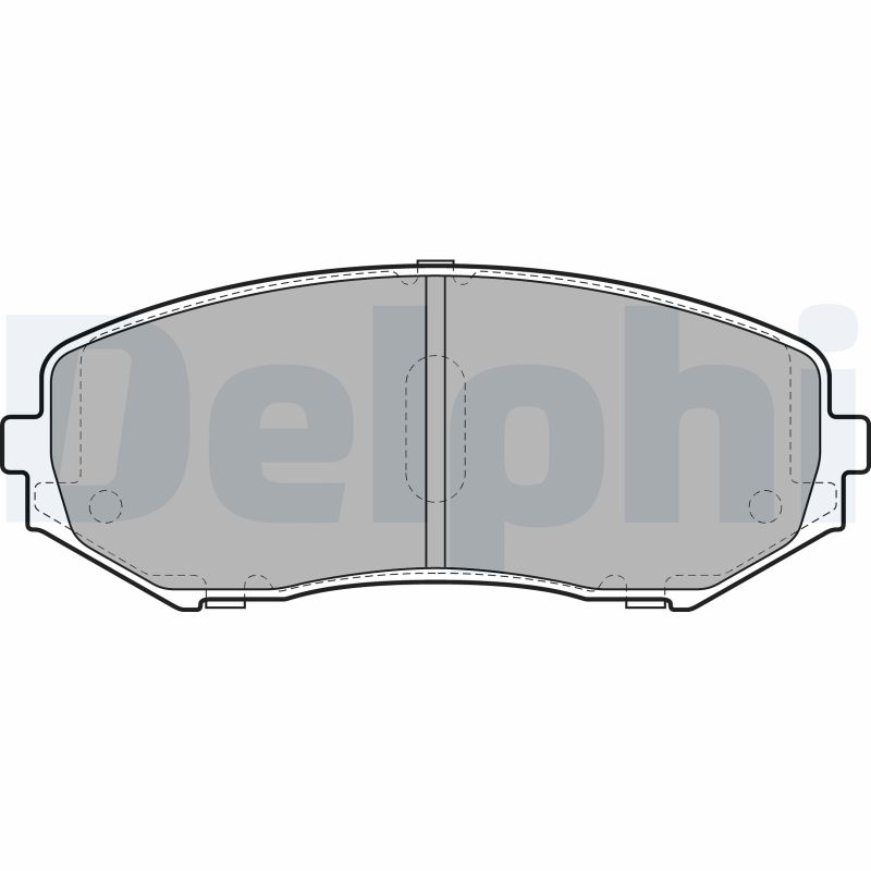 Set placute frana DELPHI LP2001