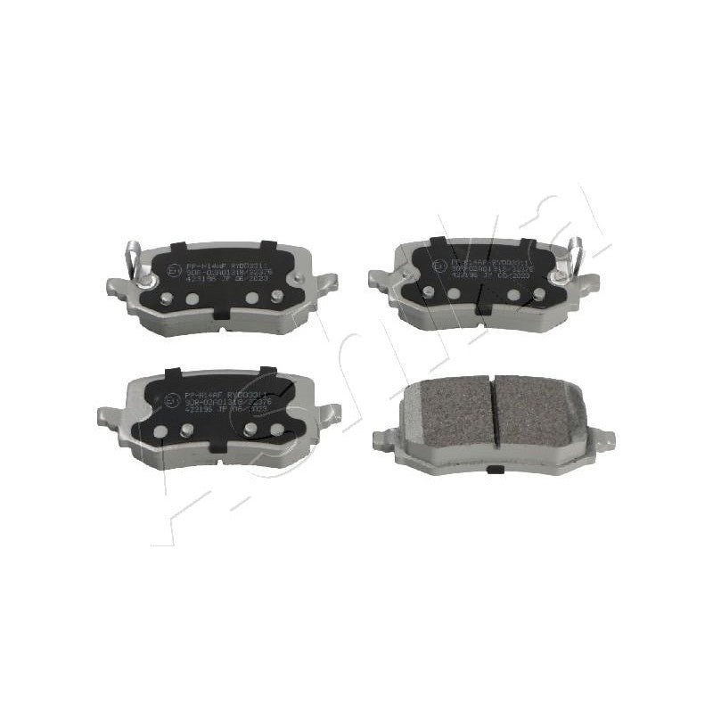Set placute frana Ashika 51-0H-H14