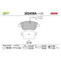 Set placute frana VALEO 302459A