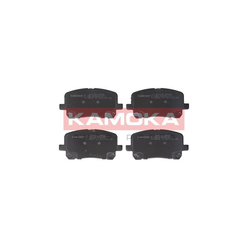 Set placute frana KAMOKA JQ101256
