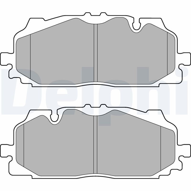Set placute frana DELPHI LP3272
