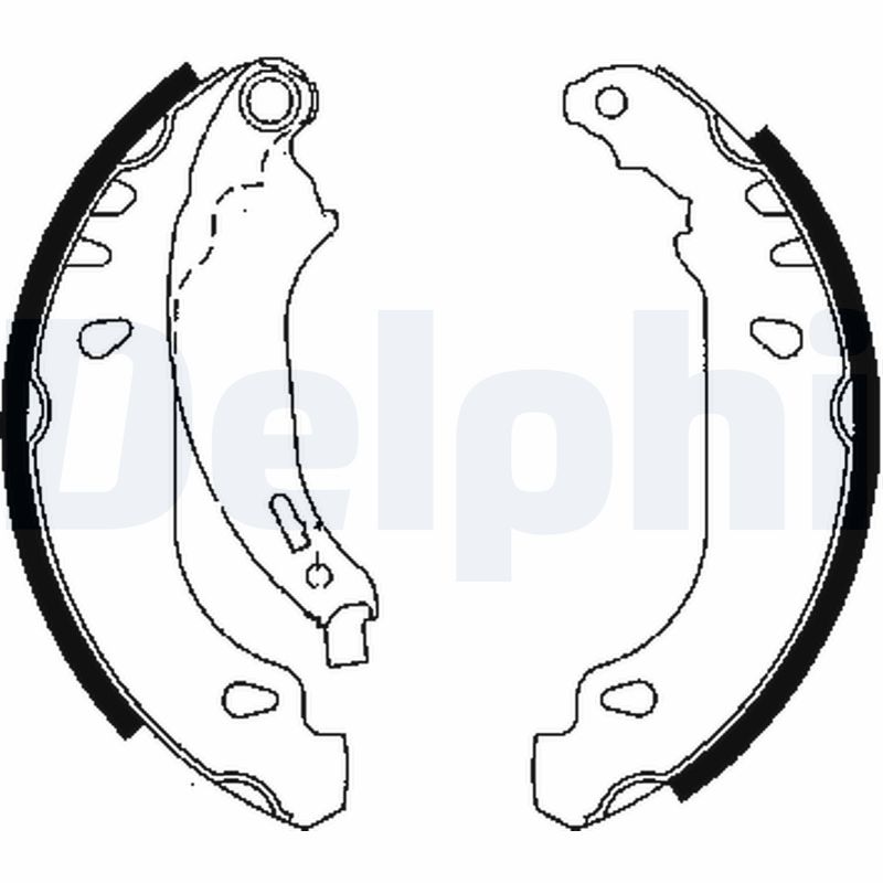 Set saboti frana DELPHI LS1848