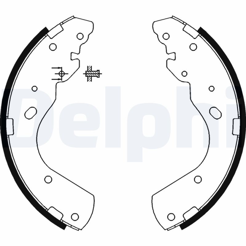 Set saboti frana DELPHI LS1897