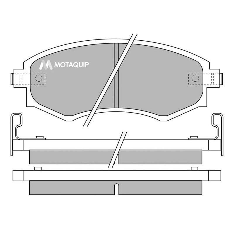 Set placute frana MOTAQUIP LVXL645