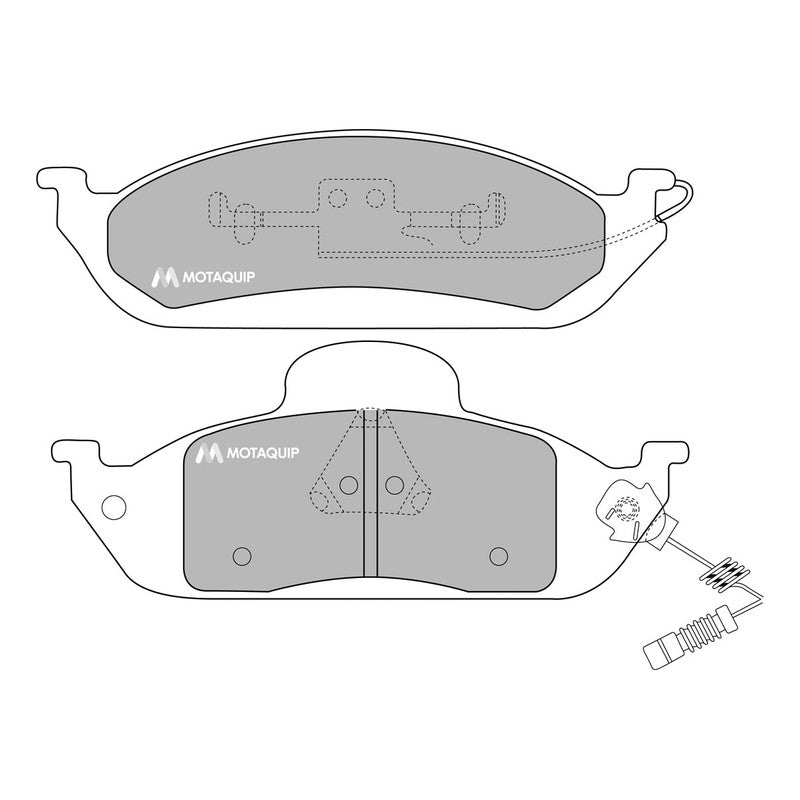 Set placute frana MOTAQUIP LVXL1074