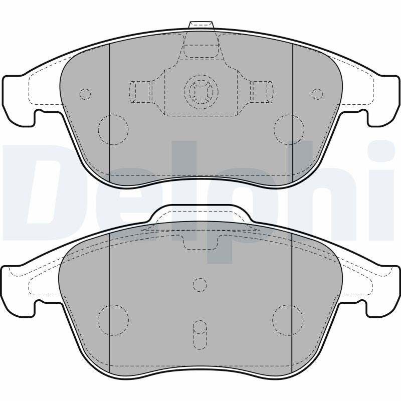 Set placute frana DELPHI LP2181
