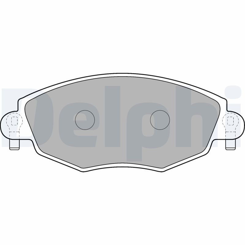 Set placute frana DELPHI LP1533