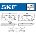 Set placute frana SKF VKBP 80291 A