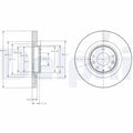 Disc frana DELPHI BG9104