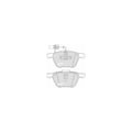 Set placute frana MOTAQUIP LVXL1043