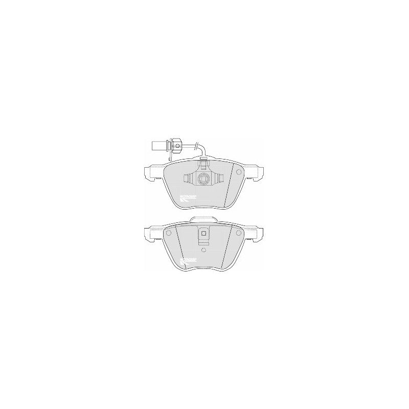 Set placute frana MOTAQUIP LVXL1043