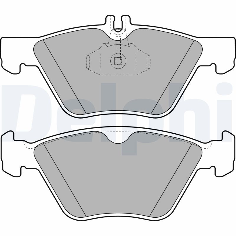 Set placute frana DELPHI LP1589