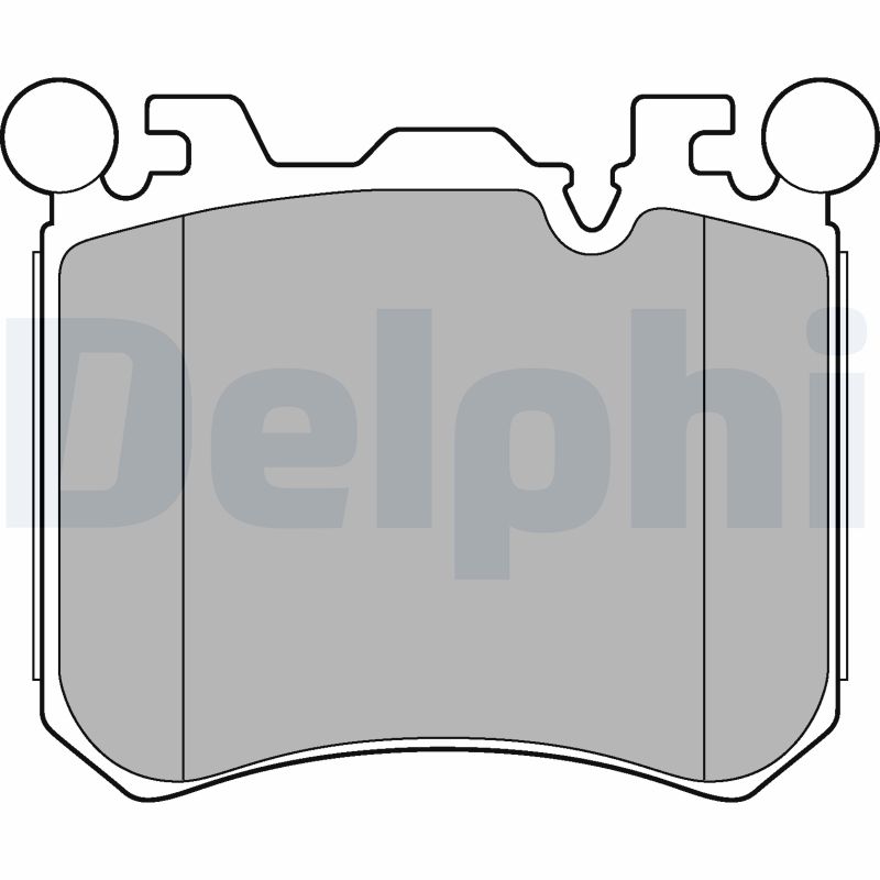 Set placute frana DELPHI LP2287