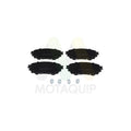 Set placute frana MOTAQUIP LVXL1762