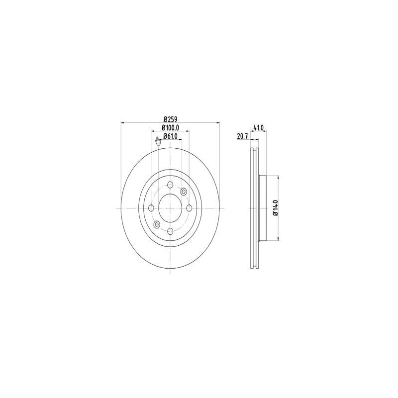 Disc frana MTR 12108513