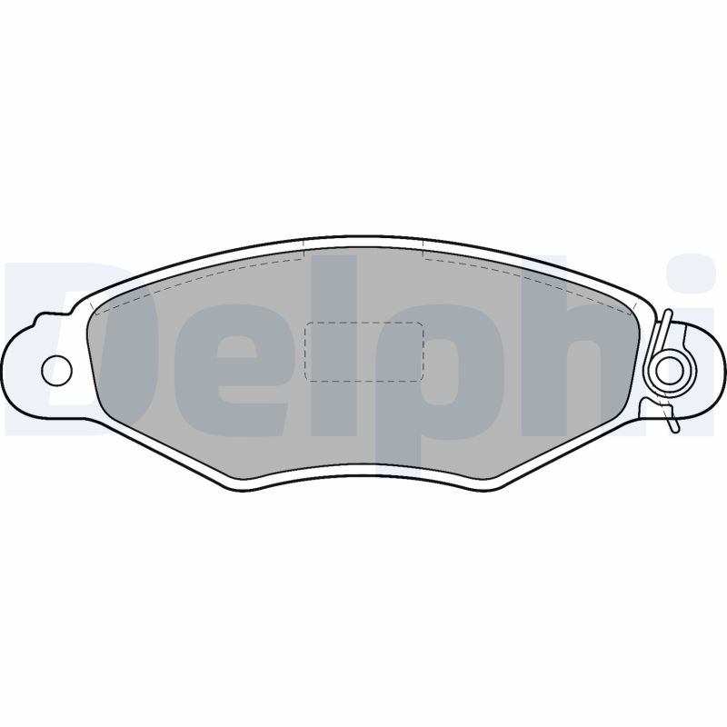 Set placute frana DELPHI LP1519