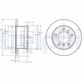 Disc frana DELPHI BG3237