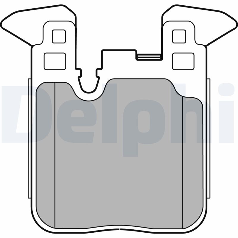 Set placute frana DELPHI LP2660