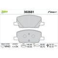 Set placute frana VALEO 302681