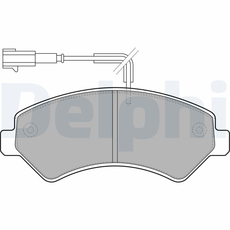 Set placute frana DELPHI LP1993
