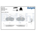 Set placute frana DELPHI LP1716