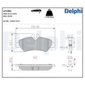 Set placute frana DELPHI LP1983