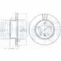 Disc frana DELPHI BG3899C