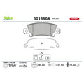 Set placute frana VALEO 301680A