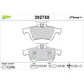 Set placute frana VALEO 302760