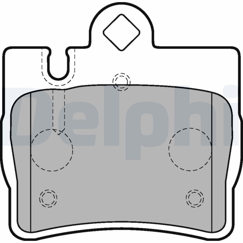 Set placute frana DELPHI LP1697