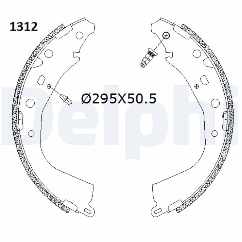 Set saboti frana DELPHI LS2187
