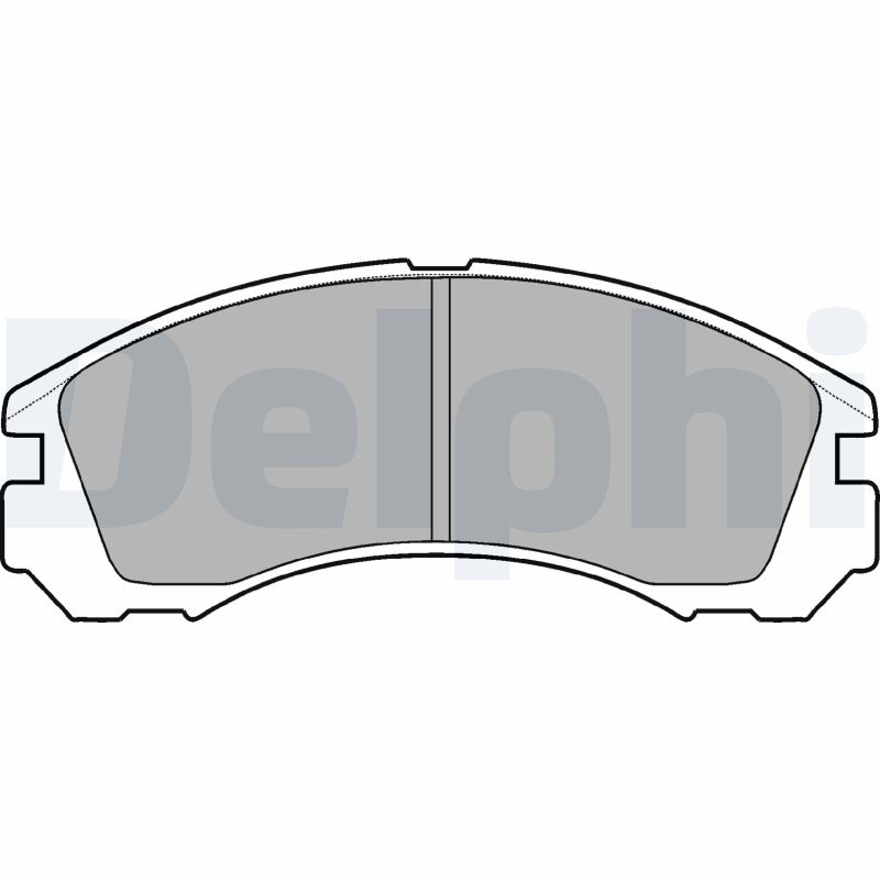 Set placute frana DELPHI LP871