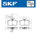 Set placute frana SKF VKBP 90452 E