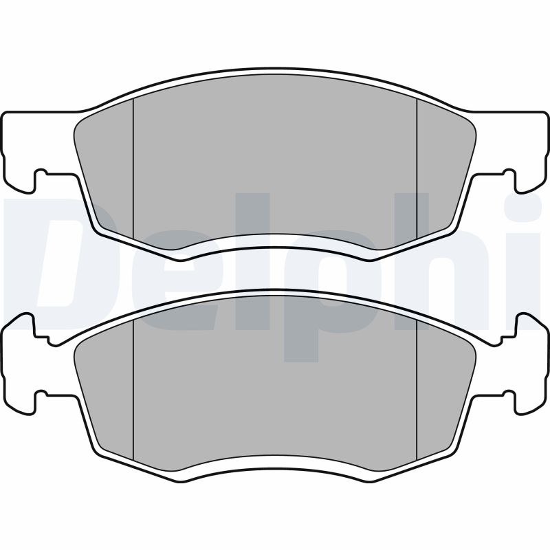 Set placute frana DELPHI LP2137