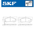Set placute frana SKF VKBP 80259 A