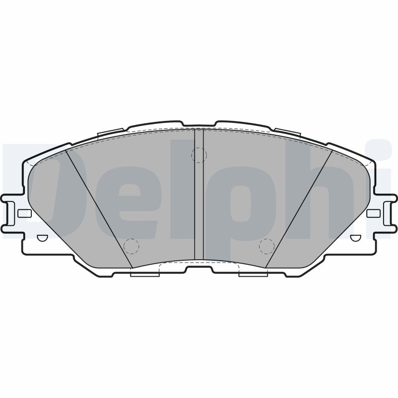 Set placute frana DELPHI LP2003