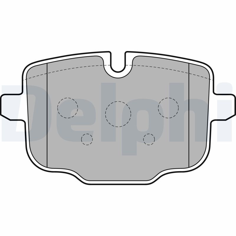 Set placute frana DELPHI LP2246