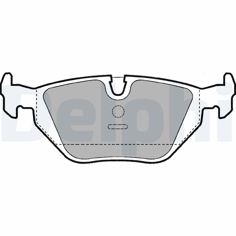 Set placute frana DELPHI LP907