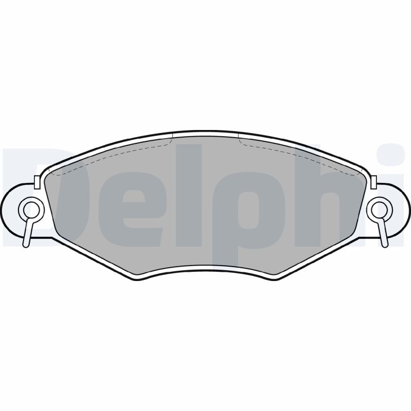 Set placute frana DELPHI LP1617