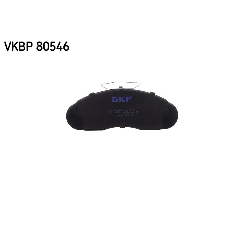 Set placute frana SKF VKBP 80546 A