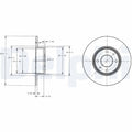 Disc frana DELPHI BG2322