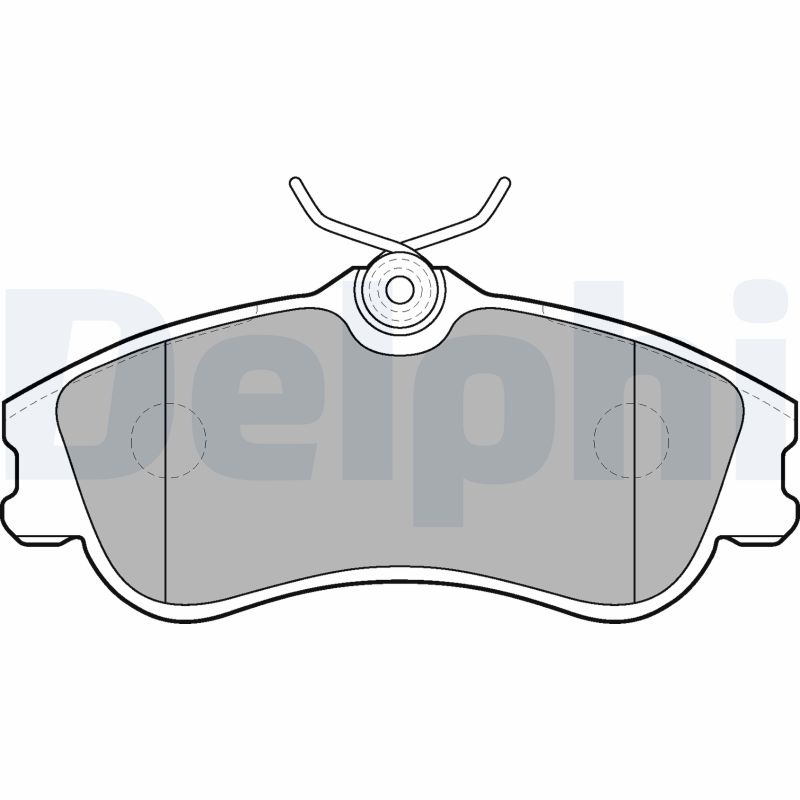 Set placute frana DELPHI LP1624